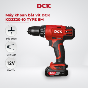 Máy khoan bắt vít dùng pin DCK KDJZ20-10EM