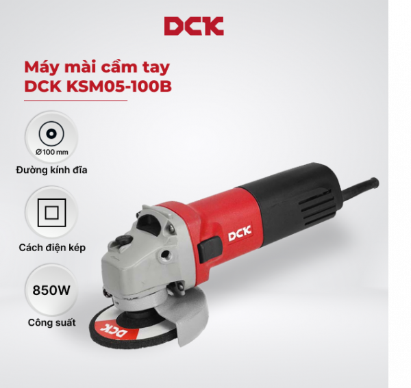 Máy mài góc DCK KSM05-100B 100mm/850W